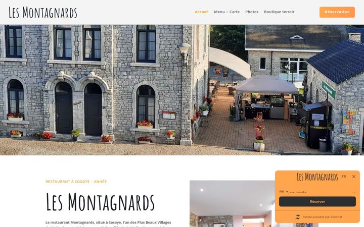 Screenshot of lesmontagnards.be