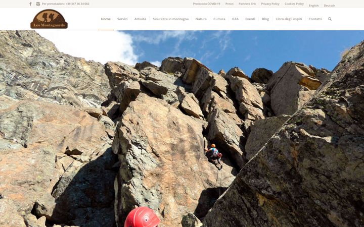 Screenshot of lesmontagnards.it