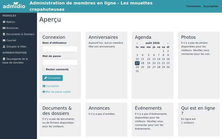 Screenshot of lesmouettescrapahuteuses.eu