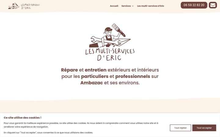 Screenshot of lesmultiservicesderic.com