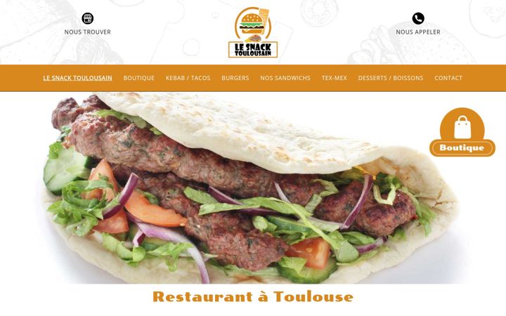 Screenshot of lesnack-toulousain.fr