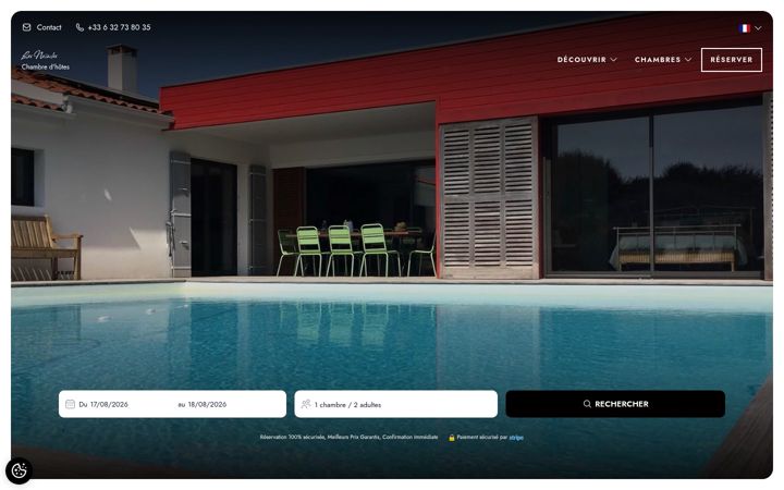 Screenshot of lesnaiades-oleron.com