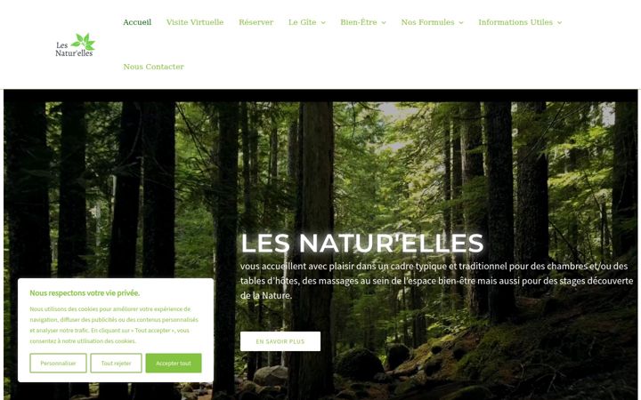 Screenshot of lesnatur-elles.com