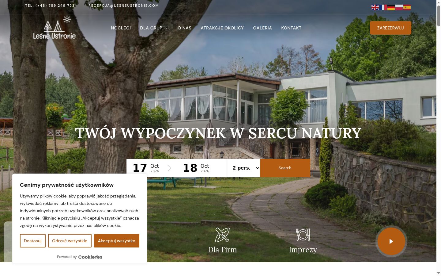 Snímek obrazovky baneru souhlasu zobrazeného před jakoukoli interakcí