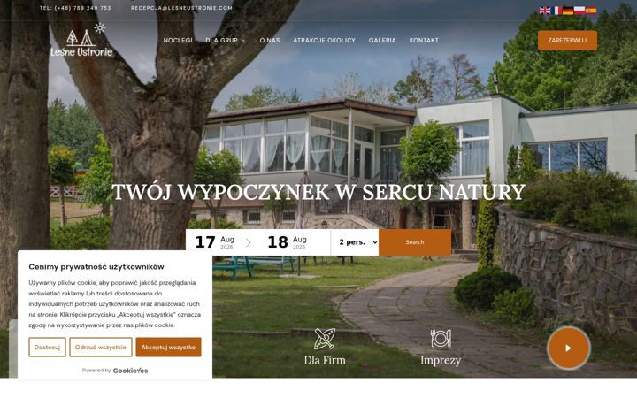 Screenshot of lesneustronie.com