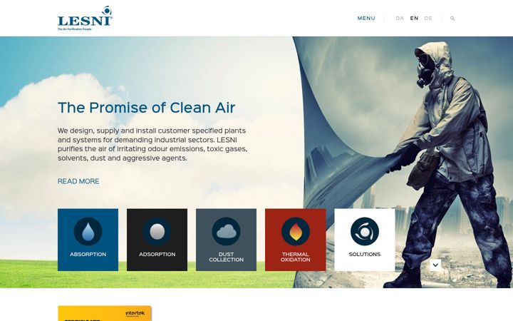 Screenshot of lesni.com