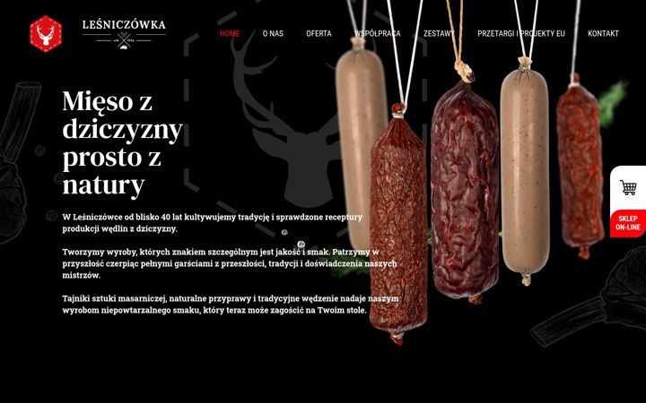 Screenshot of lesniczowka.net