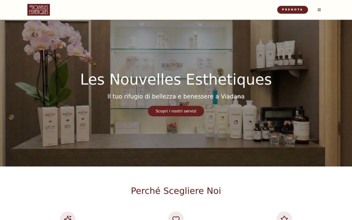 Screenshot of lesnouvellesesthetiques.it