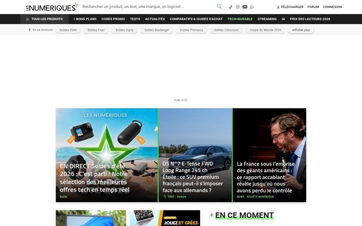 Screenshot του lesnumeriques.com