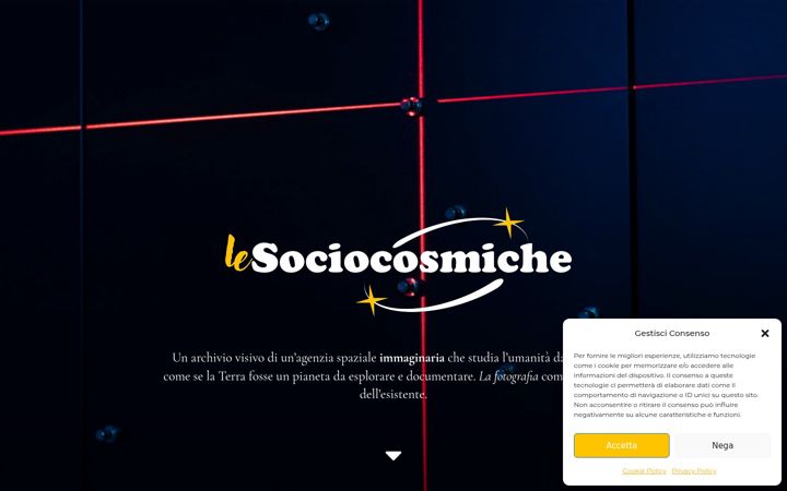 Screenshot of lesociocosmiche.it
