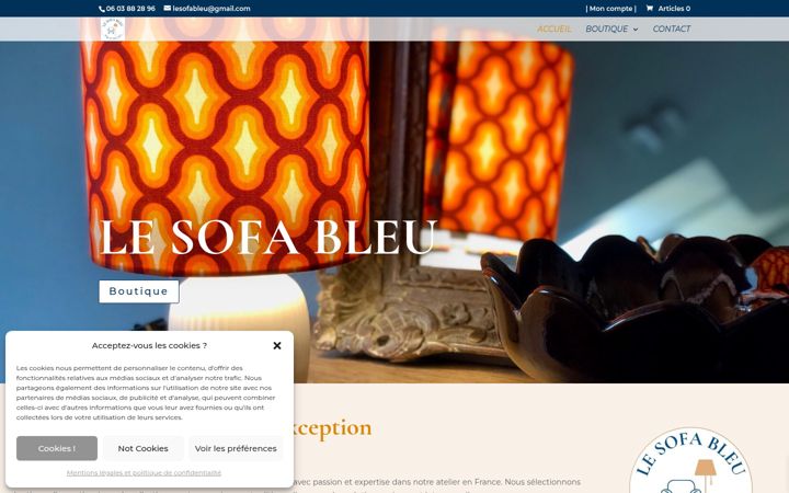 Screenshot of lesofableu.com