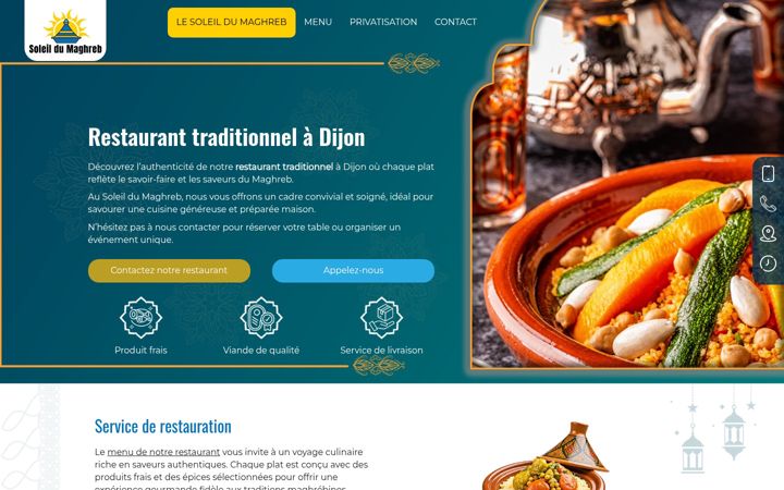 Screenshot of lesoleildumaghreb.fr