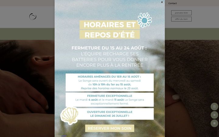 Screenshot of lesonge.fr