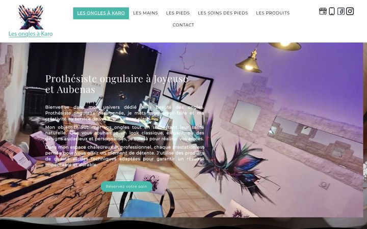 Screenshot of lesonglesakaro.fr