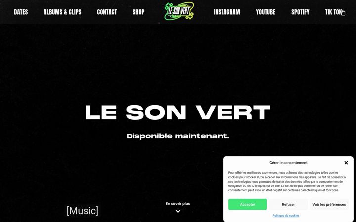 Screenshot of lesonvert.fr