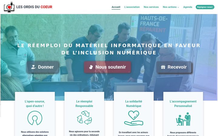 Screenshot of lesordisducoeur.org