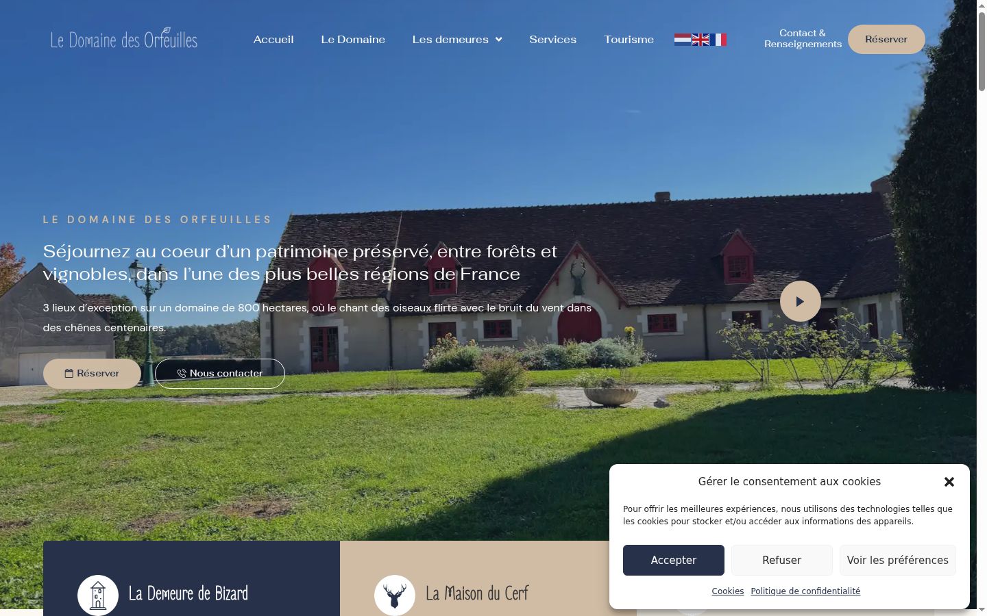 Screenshot tal-banner tal-kunsens muri qabel kwalunkwe interazzjoni