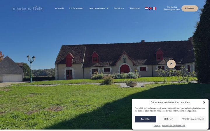 Screenshot of lesorfeuilles.com