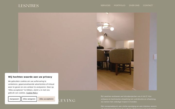Screenshot of lesotres.be
