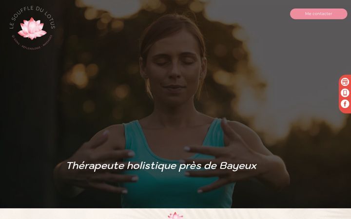 Screenshot of lesouffledulotus.com