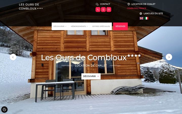 Screenshot of lesoursdecombloux.com