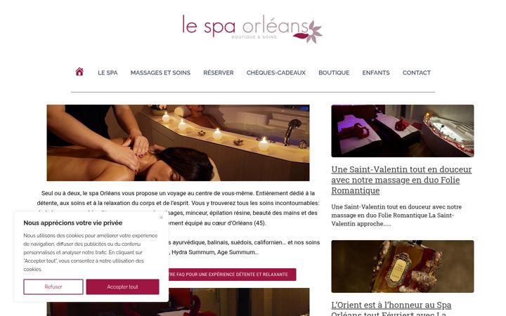 Screenshot of lespaorleans.com