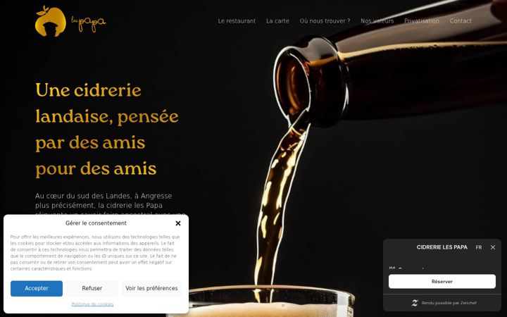 Screenshot of lespapa.com
