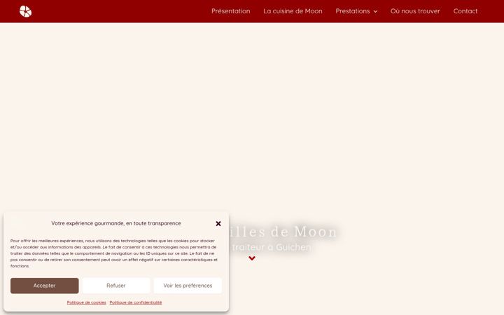 Screenshot of lespapillesdemoon.fr