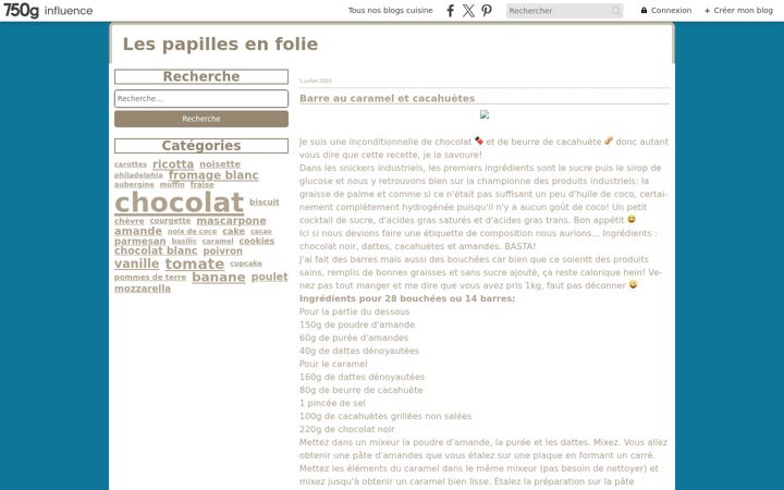 Screenshot of lespapillesenfolie.com
