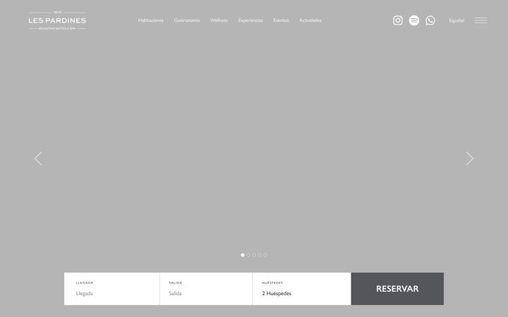 Screenshot of lespardines.com