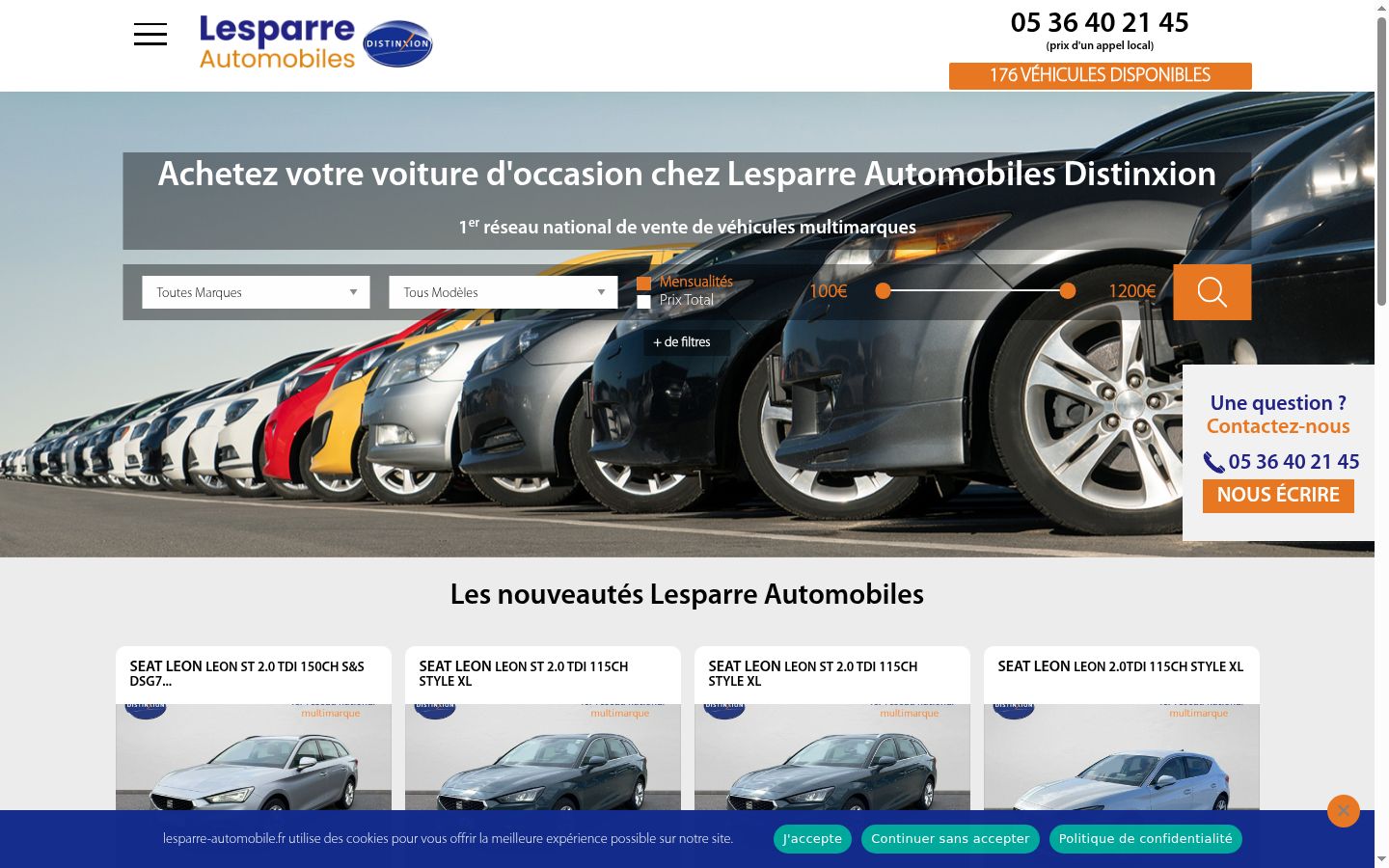 Screenshot tal-banner tal-kunsens muri qabel kwalunkwe interazzjoni