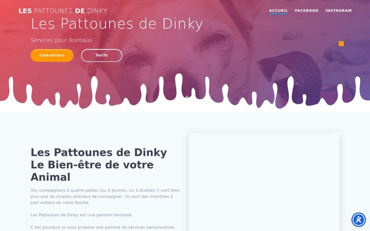 Screenshot of lespattounesdedinky.fr