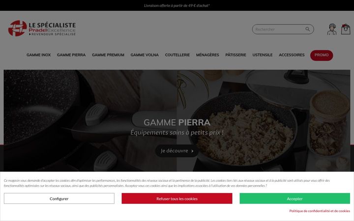 Screenshot of lespecialiste-pradelexcellence.com