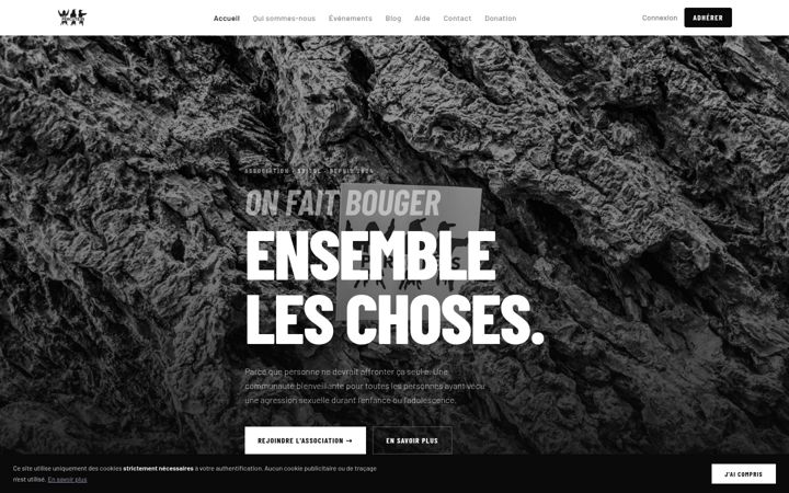 Screenshot of lespercutes.ch