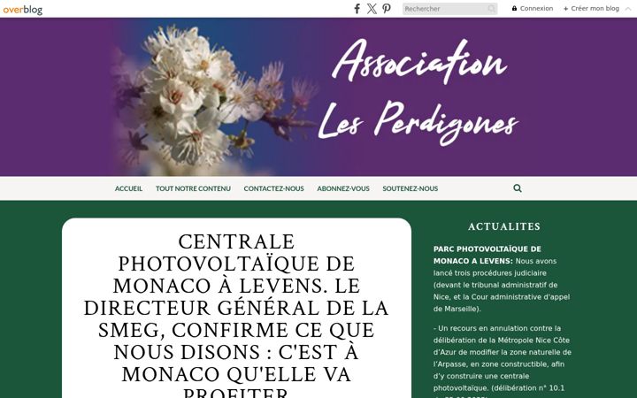 Screenshot of lesperdigones.fr