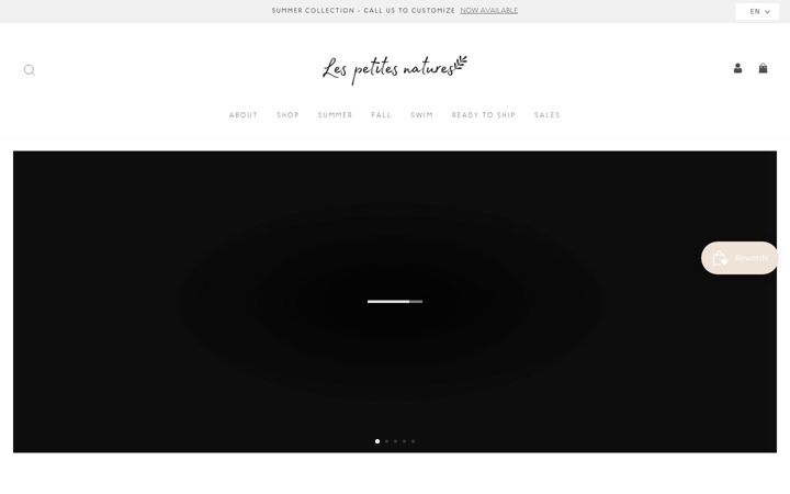 Screenshot of lespetitesnatures.com
