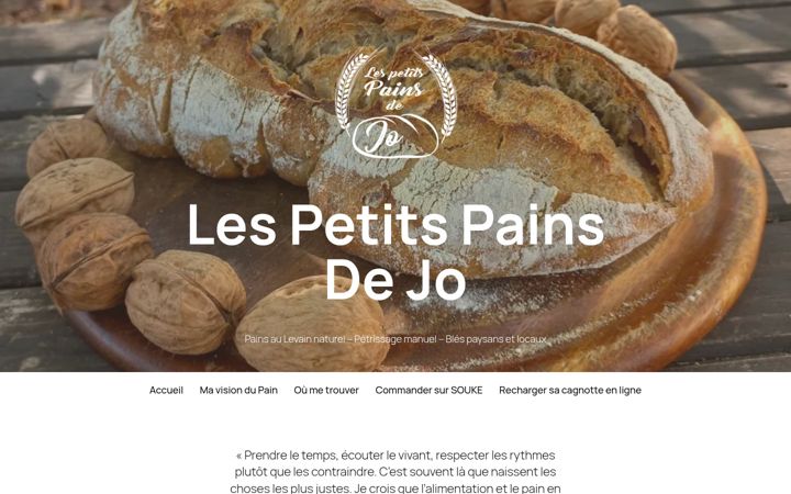 Screenshot of lespetitspains.fr