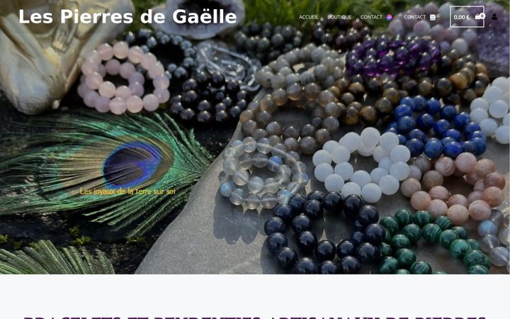 Screenshot of lespierresdegaelle.fr