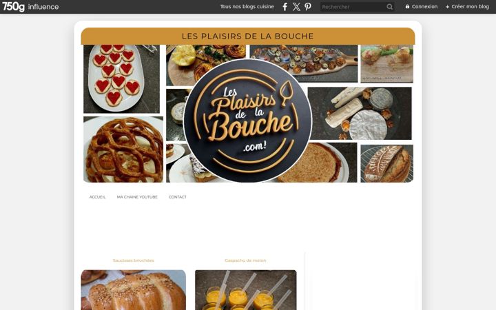 Screenshot of lesplaisirsdelabouche.com