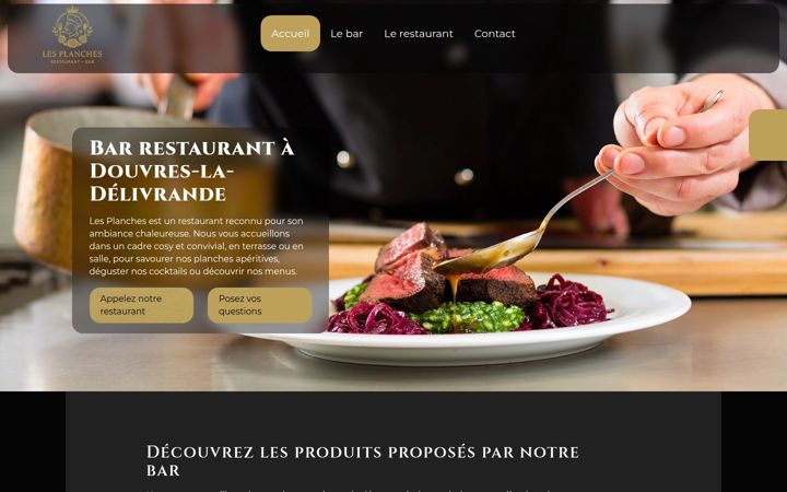 Screenshot of lesplanches-douvres.fr