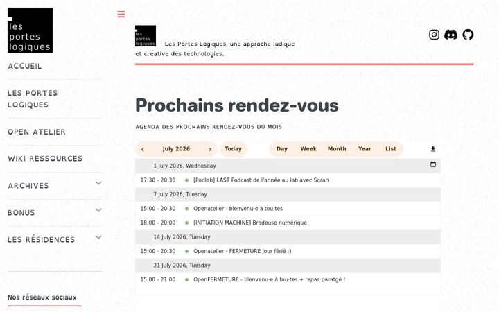 Screenshot of lesporteslogiques.net