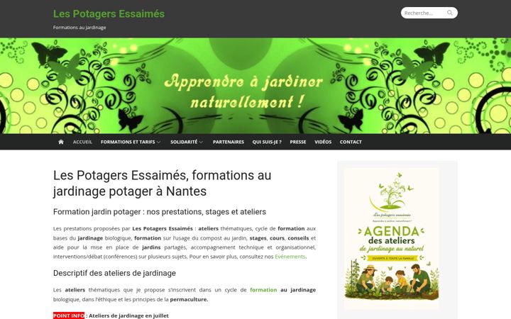 Screenshot of lespotagersessaimes.com
