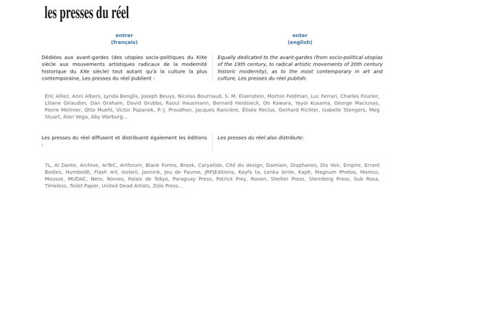 Screenshot of lespressesdureel.com