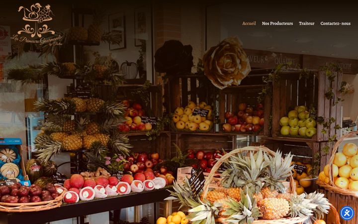 Screenshot of lesprimeursgourmands.fr