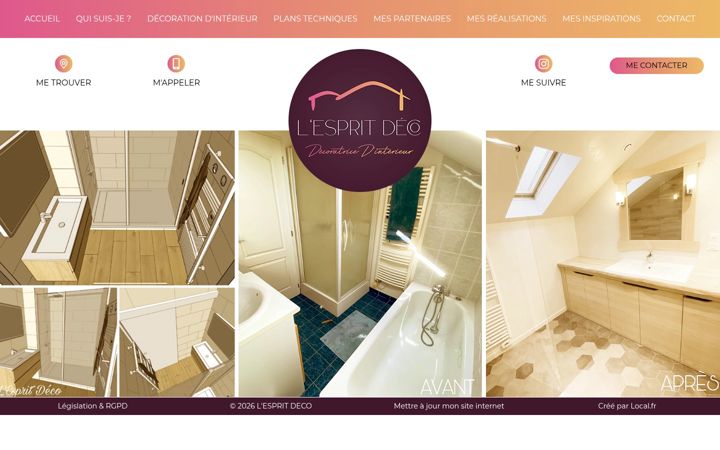 Screenshot of lesprit-deco-interieure.fr