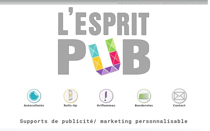Screenshot of lespritpub.fr