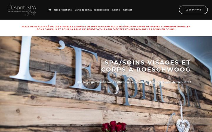 Screenshot of lespritspabykatja.fr