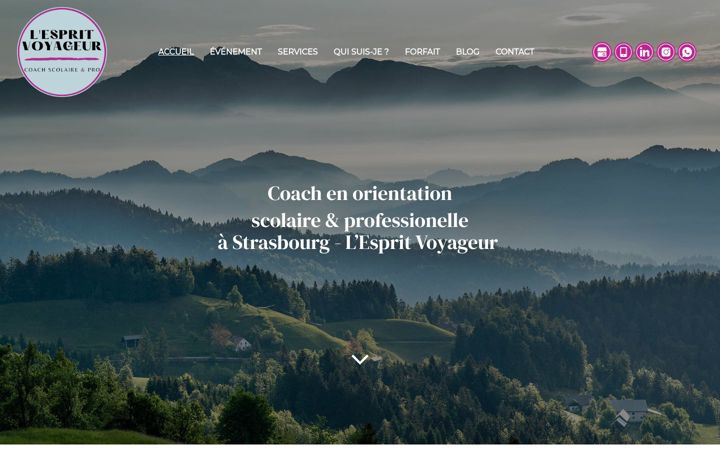 Screenshot of lespritvoyageur.fr