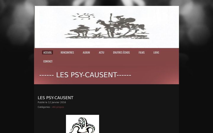 Screenshot of lespsycausent.fr