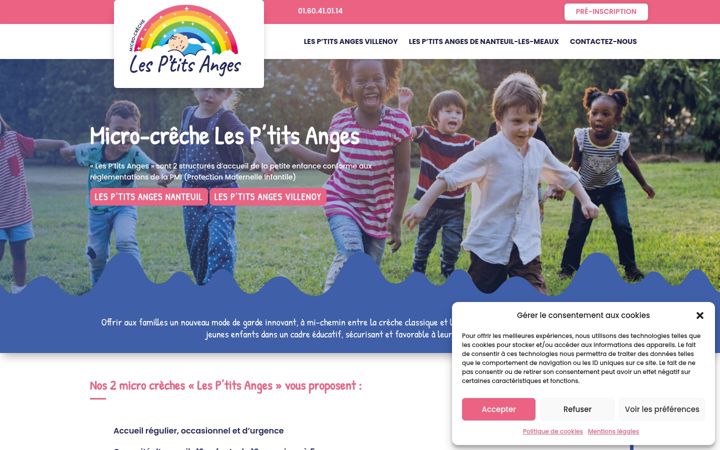 Screenshot of lesptits-anges.fr